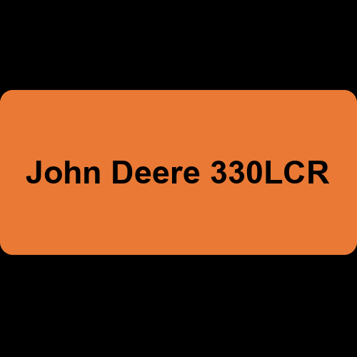 John Deere 330LCR